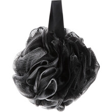 Large Black Charcoal Bath Sponge 50g Soft Mesh Loofah for Gentle Skin Exfoliation 3 Pack