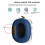 For  Headphone (1) Silicone Case Set Scratch Resistant Protective Cover with Inner / Outer / Headband Shell 6