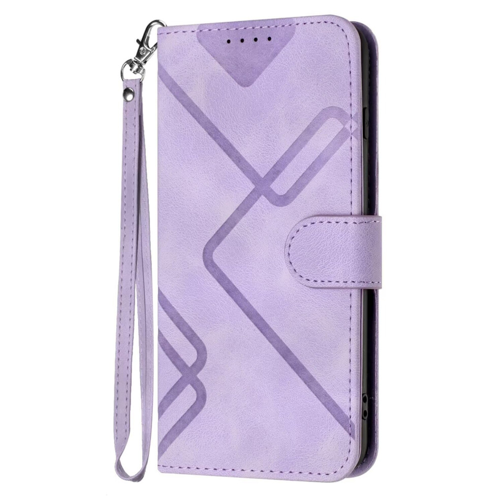 Pu Leather Flip Cover Case With Card Slots Stand For Vivo T1 5G And Wallet Case For Iqoo U5e 5G Purple 9771547081616