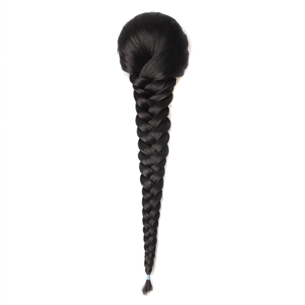 Unisex 15 Inch Fishtail Braid Ponytail Hair Extension With Clip Drawstring Â Synthetic Naturallook Hairpiece