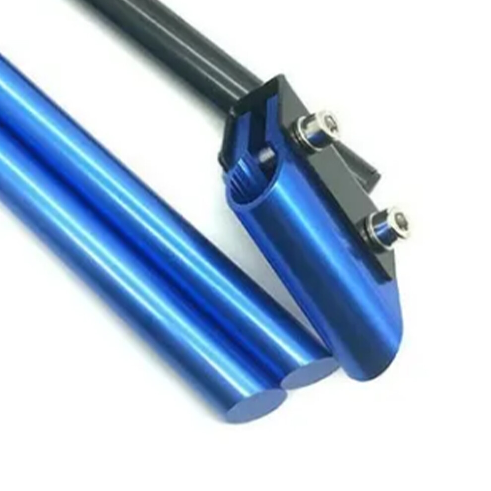 Aluminium Alloy Motorcycle Handlebar Easy Install Replacement Blue 8451389847212