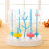 Baby Bottle Drying Rack with Stable Upright Holders, Fast Air Drying, Space Saving Blue 5
