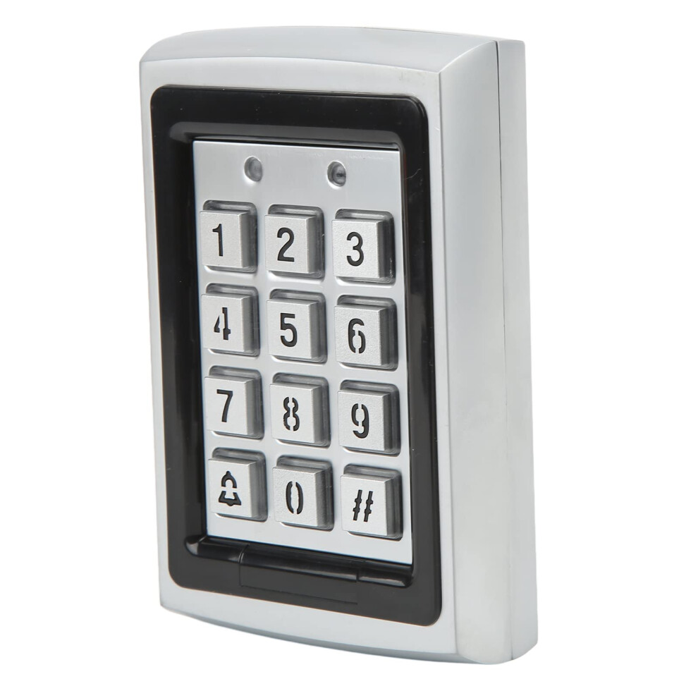 Keyless Access Control Keypad, Zinc Alloy Waterproof Dustproof Backlit Door Entry System For Home Office 9169991611037