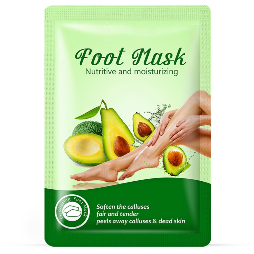 Foot Peel Mask 3 Pack for Dead Skin Removal, Lavender Exfoliating Bootie for Dry Cracked Heels