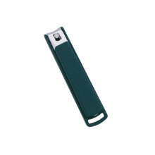 Nail Clippers Carbon Steel with Precise Cutting Blades and AntiSplash Catcher for Thick Toenails