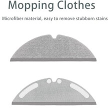 Mop Cloths for  D20  /  D20 Replacement Parts Vacuum Mop 15PCS