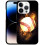 Baseball On Fire Case for iPhone 14 Pro Slim Hard Plastic Protective Cover with Precise Camera Fit 1