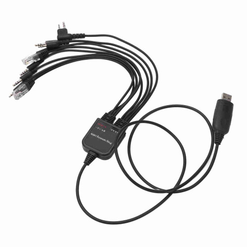 8-in-1 USB Programming Cable for Walkie Talkies, High Performance 1