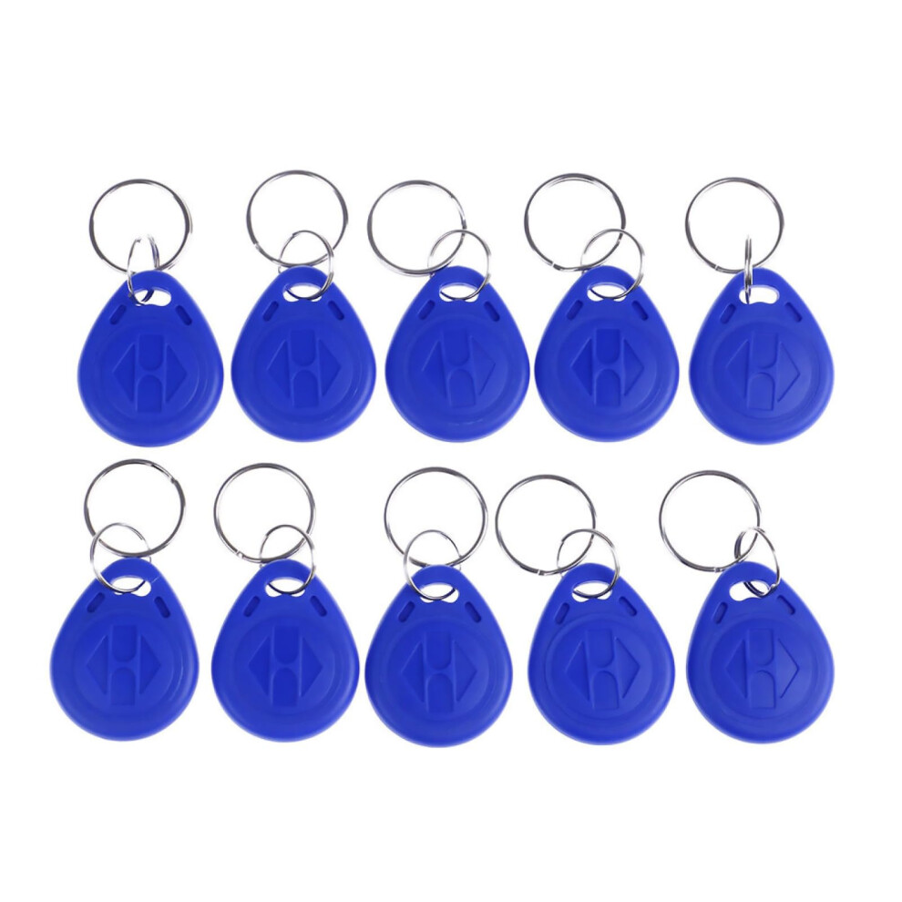 10 Pack Rfid Key Fob Tk4100 Proximity Id Key Tag For Secure Access And Door Lock System 9073542604716