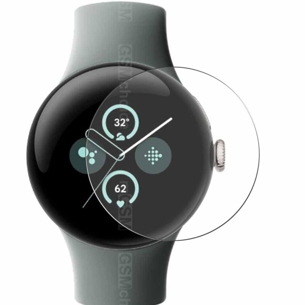 Screen Protector For Google Pixel Watch 2 3 Pack Tpu Film, Flexible Curved Shield With Full Touch Sensitivity 9330225917786