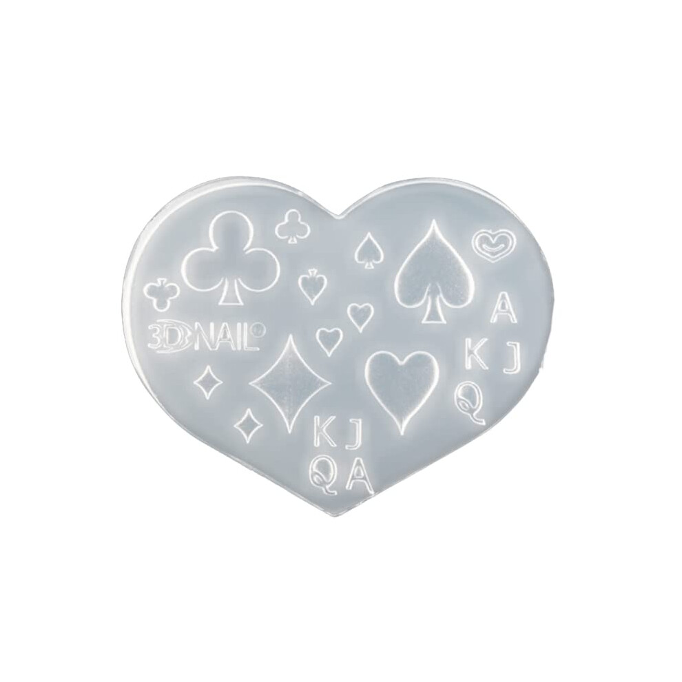 3D Silicone Nail Art Molds for UV Gel Resin  Reusable Stamping Molds for Consistent Designs