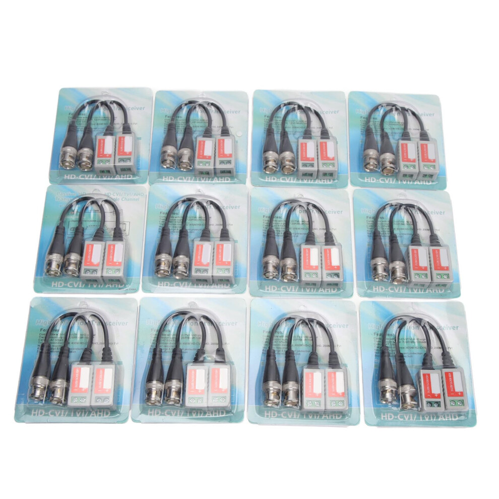 4K 8Mp Cctv Video Balun Transceiver Bnc To Rj45 Converter For Security Camera, Stable Signal, Easy Setup 9073542605386