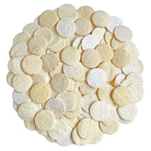 108 Pack Natural Loofah Sponge for Facial and Body Gentle Exfoliation Bath Shower Spa
