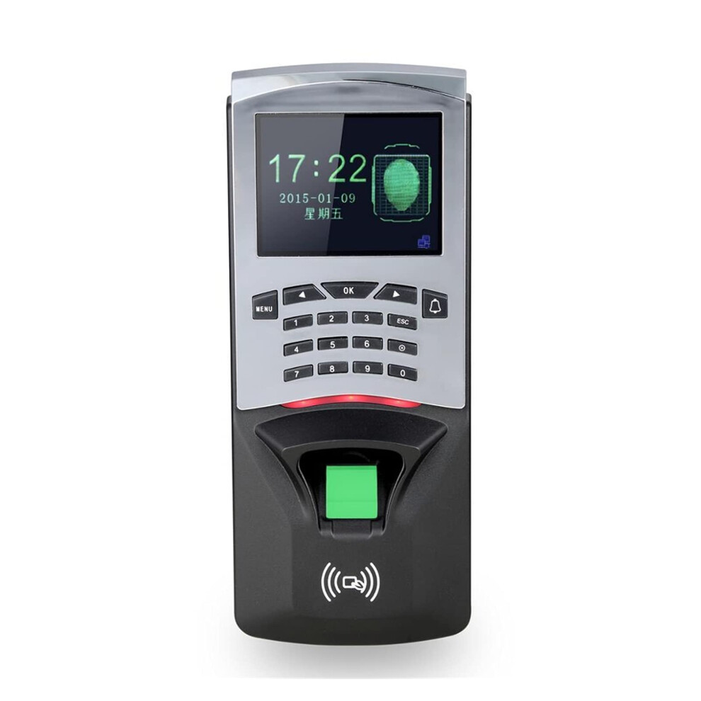Fingerprint Door Lock Biometric Access Control System With Password Backup And Time Attendance Recorder 9169991613055