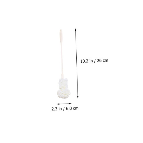 2pcs Bottle Brush Set Soft Sponge Head No Dead Corners Long Handle for Cups and Straws 1