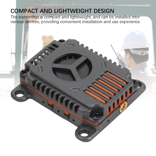 5.8GHz 3W FPV Video Transmitter, Low Latency Long Range FPV VTX, Adjustable Power for Racing Drones 2