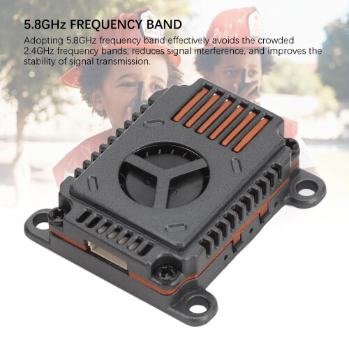 5.8GHz 3W FPV Video Transmitter, Low Latency Long Range FPV VTX, Adjustable Power for Racing Drones 1