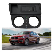 15W Dual Wireless Car Charger for X3 X4, Qi Charging Pad, Case Friendly Fast Charge for Qi Phones