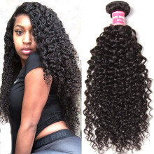 Brazilian Curly Human Hair Bundles 12 Inch 100% Virgin Weave Natural Color Soft Tangle