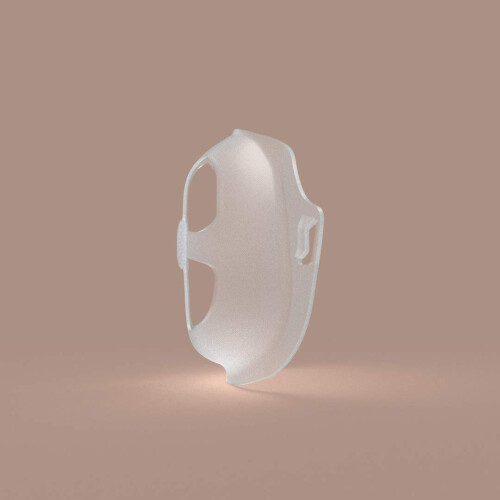 Face Mask Bracket Silicone Insert 3D Support Frame for Better Breathing and Makeup Protection Clear 2