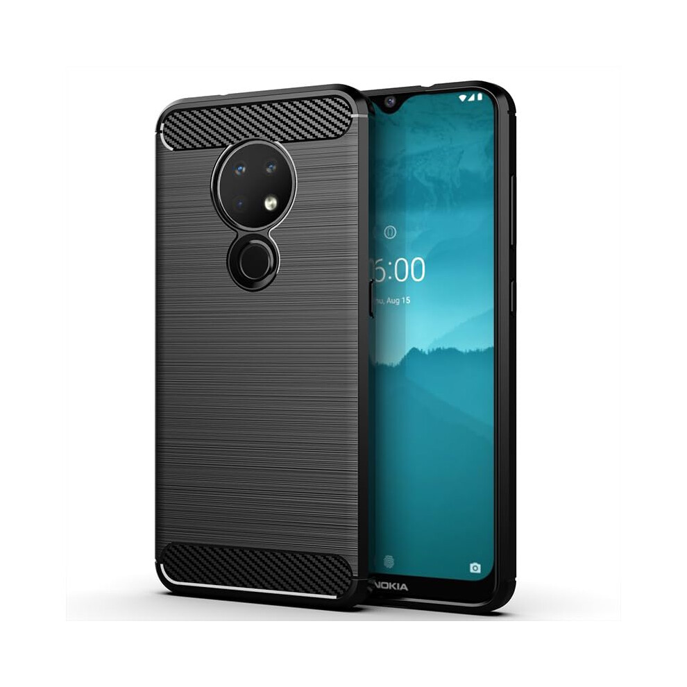 Case For Nokia 6.2 Slim Shockproof Tpu Cover With Corner Cushion And Precise Button Access Black 9092120135640