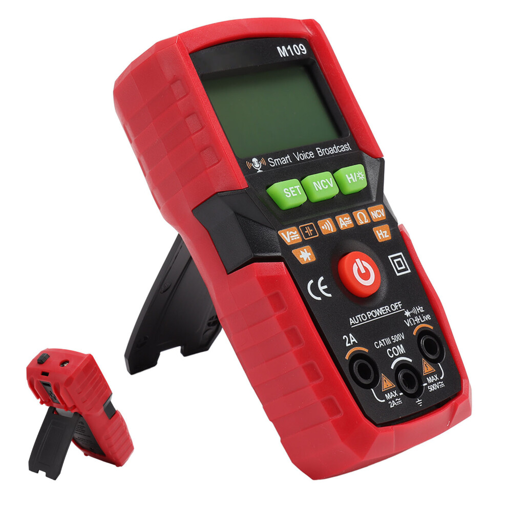 Digital Multimeter With Voice, Backlit Screen, Ncv, 4000 Digits 7901389849385