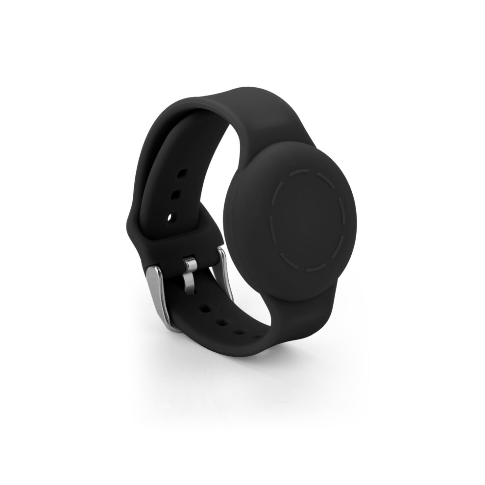 Waterproof Wristband For Airtag For Kids, Adjustable Silicone Bracelet For Toddlers Child Tracking Black 9169991615158