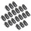 20pcs Snap Comb Wig Clips 10 Teeth Rubber Lined for Secure Hair Extension Attachment 1