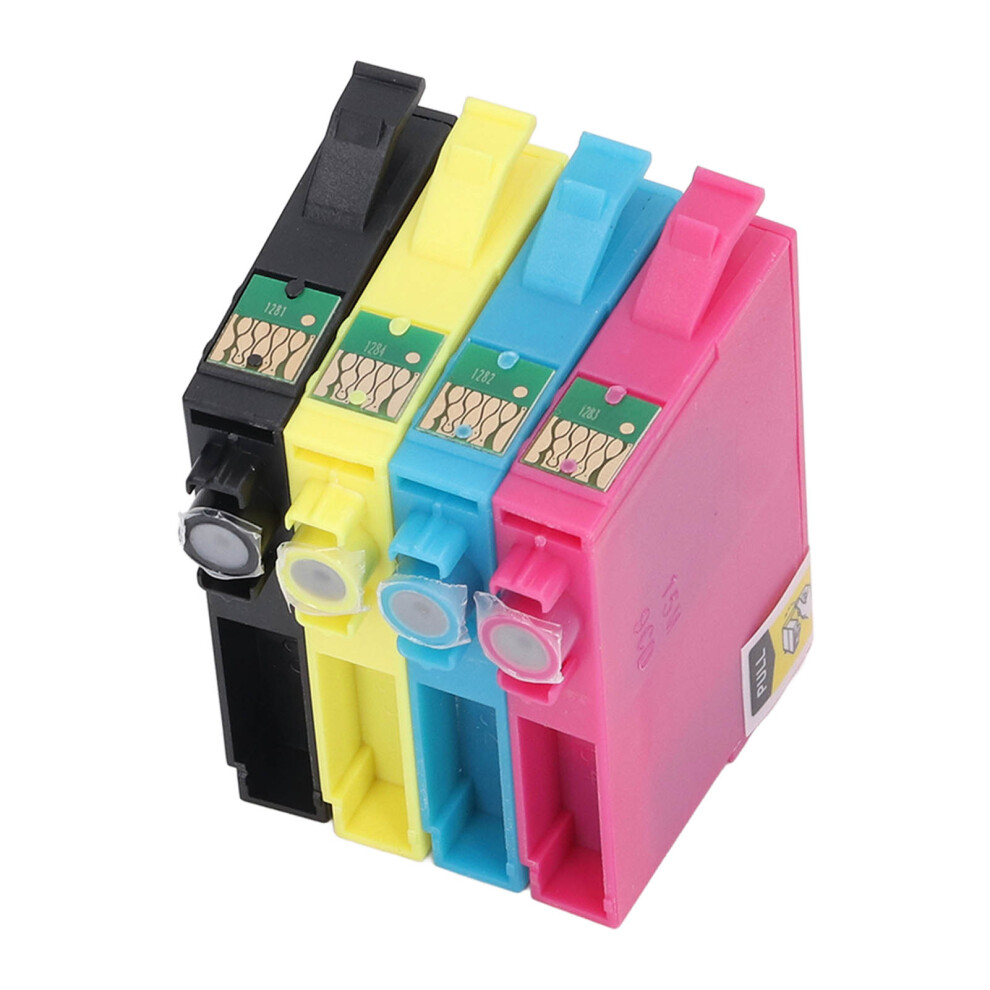 4Pcs Ink Cartridges For Stylus S22 Sx125 Sx130 Sx230, Cmy Bk 4 Color 4631389849827
