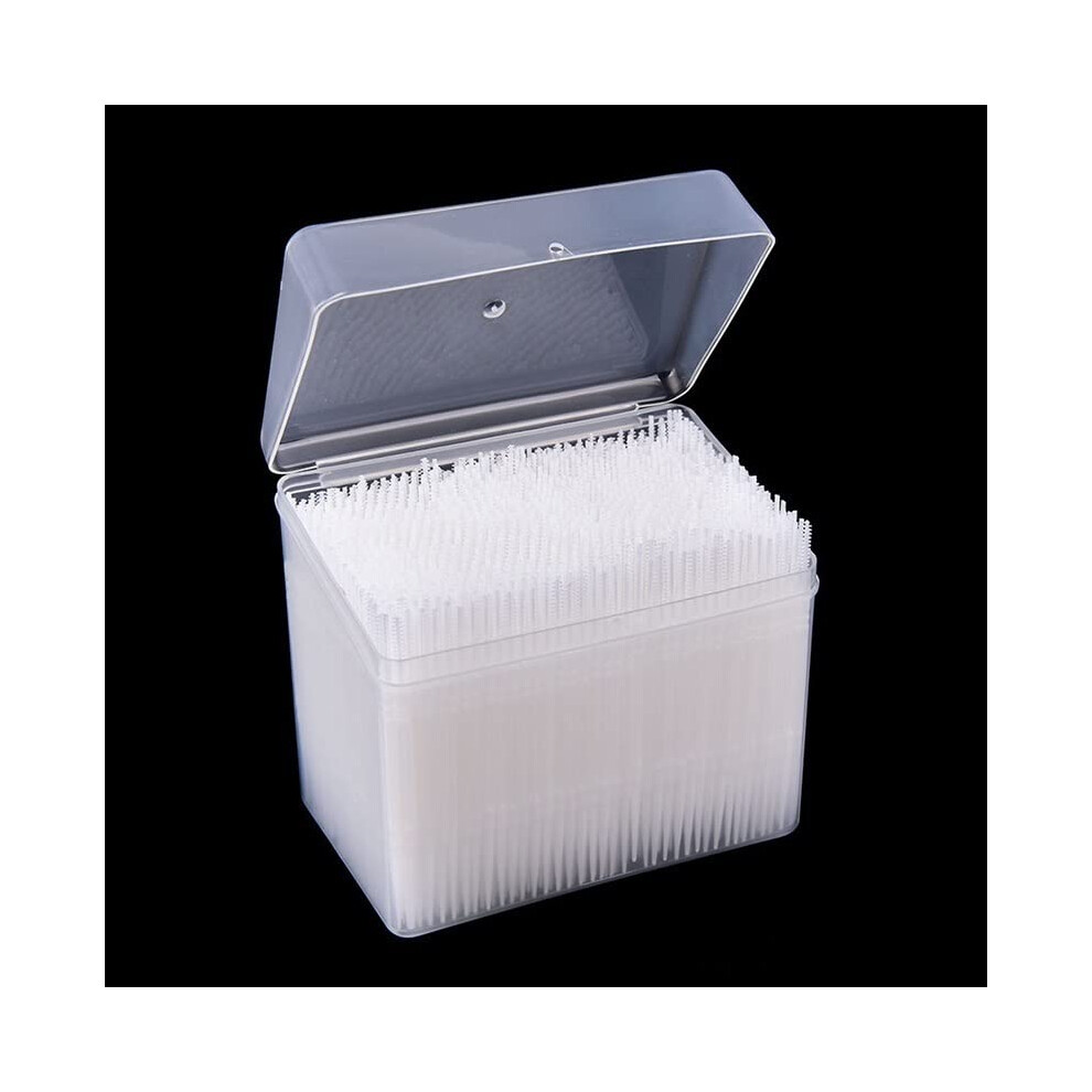 Interdental Brushes 1100Pcs DoubleHeaded Floss Picks for Braces Deep Cleaning Compact Disposable Tooth Sticks