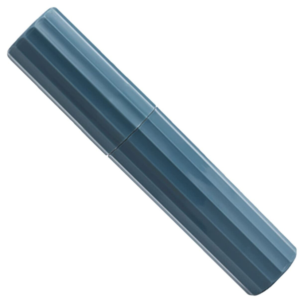 Ventilated Travel Toothbrush Case with Dual Storage for Toothpaste, Durable Compact Design