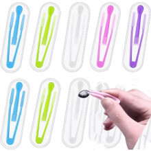 5Pcs Colorful SoftTip Contact Lens Applicator and Remover Set with Compact Travel Case