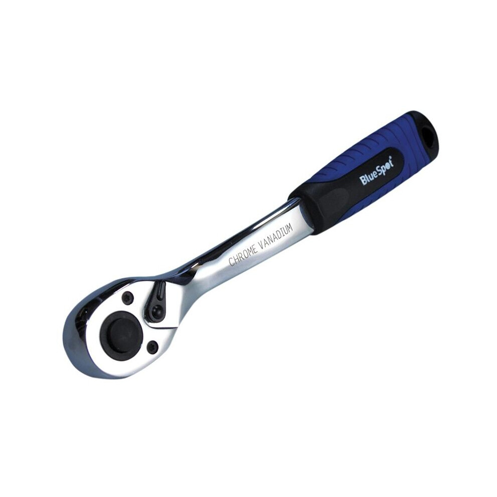 Bluespot Tools Soft Grip Ratchet 72 Teeth 1/4In Drive 5063750776484