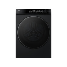 Haier X7 HW100B14367BU1UK WiFi Connected Washing Machine with 1400 rpm - Black Steel - A Rated