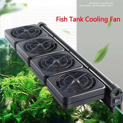 Fish Tank Cooling Fan with Adjustable Wind Speed for Aquariums EU Plug 2