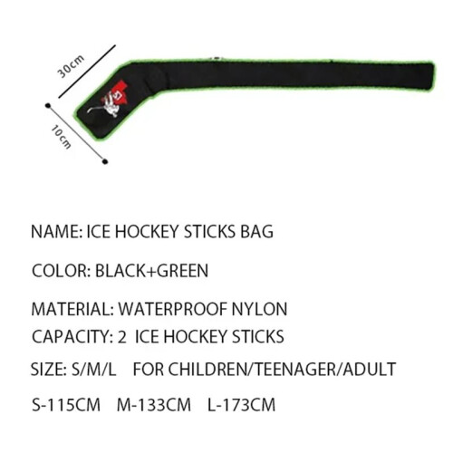 High-Quality Ice Hockey Stick Bag with Adjustable Shoulder Strap, Waterproof A