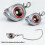 5pcs Swing Jig  Sinker Weights for Soft Lure Fishing Easy Hook Combo Aggravated Design 28g 3