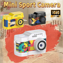 1080P Thumb Camera HD Action Camera 0.96 Inch Retro Support Memory Card Small Camcorder Video Keychain Recorder B