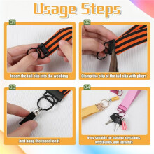 192 Pcs Key Fob Hardware Set, 96 Keychain Hardware with 96 Tassels Colorful Keychain Hardwares Set for Key Chain,Crafts