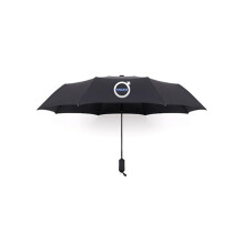 Windproof Travel Umbrella, Compact Folding for Rain and Sun for Volvo S90 S60 XC60 with Cover Bag