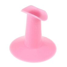 2Pcs Plastic Nail Art Finger Stand for Painting, Professional Manicure Finger Rest Support Random Color