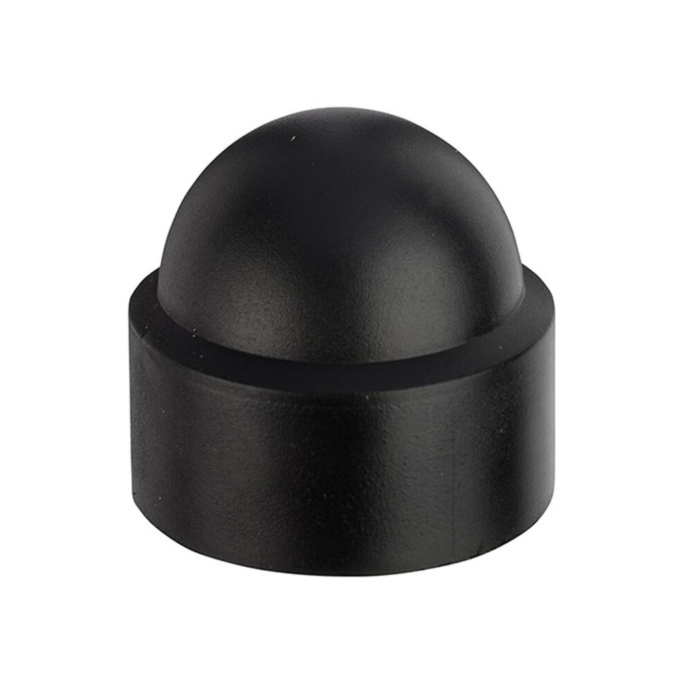Black Plastic Cover Caps M12 - Nncb12 - Box Of 50 5014196531281