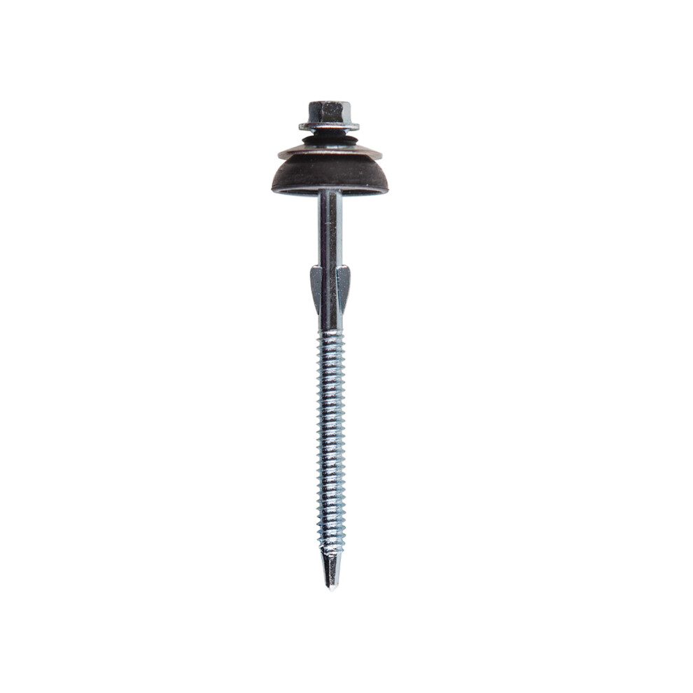 Jcp Fixings Fibre Cement Screws Light Section Bzp 6.3 X 110Mm - Box Of 50 5014196413341