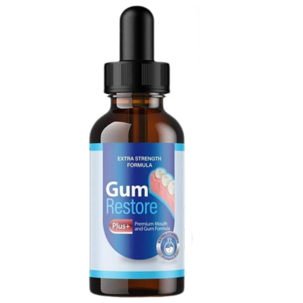 Blue Gum Drops 30Ml Natural Gum Regrowth Liquid For Receding Gums Oral Care And Fresh Breath