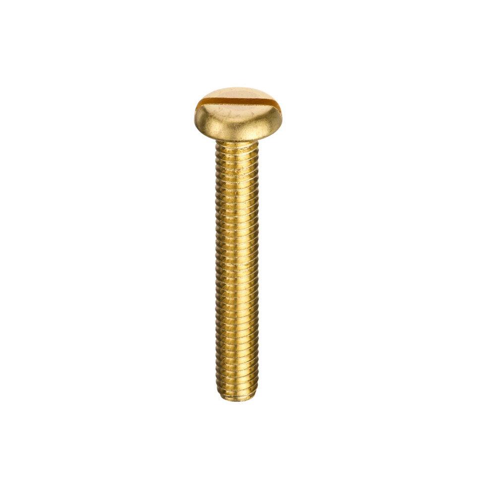 Unifix Brass Machine Screws Slotted Pan Head M6 X 10 5014196288567
