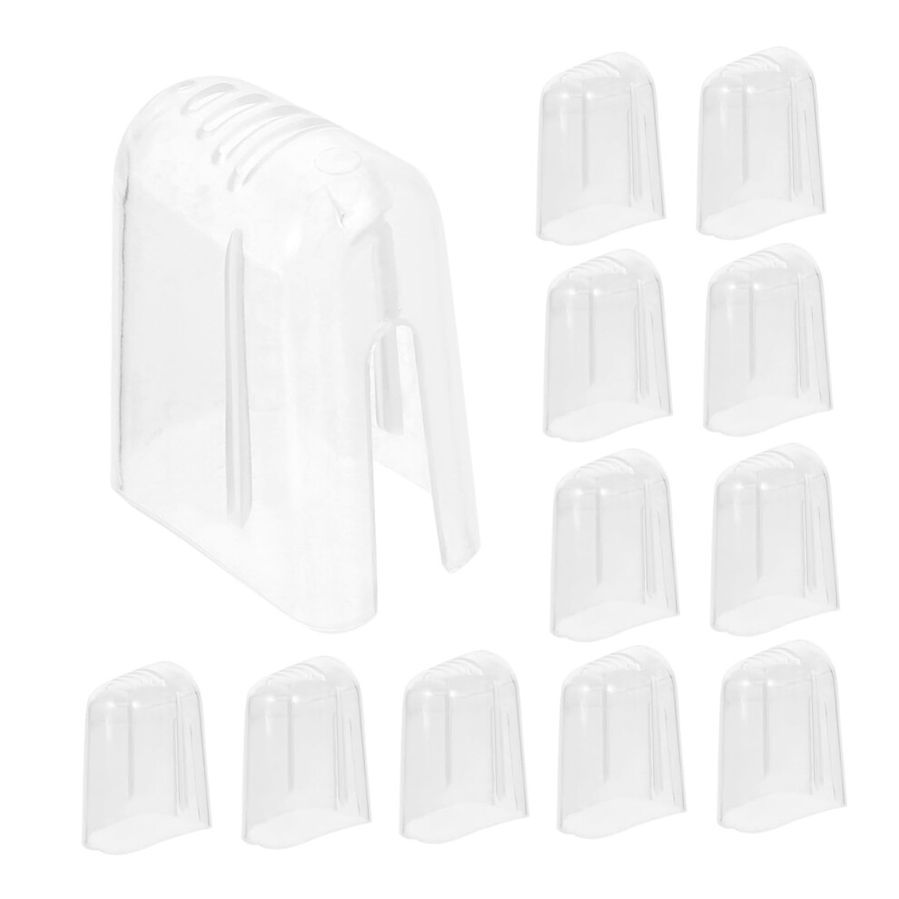 24 Pack Toothbrush Head Covers for Travel and Storage, Hygienic Protective Caps, SnapOn Easy Use