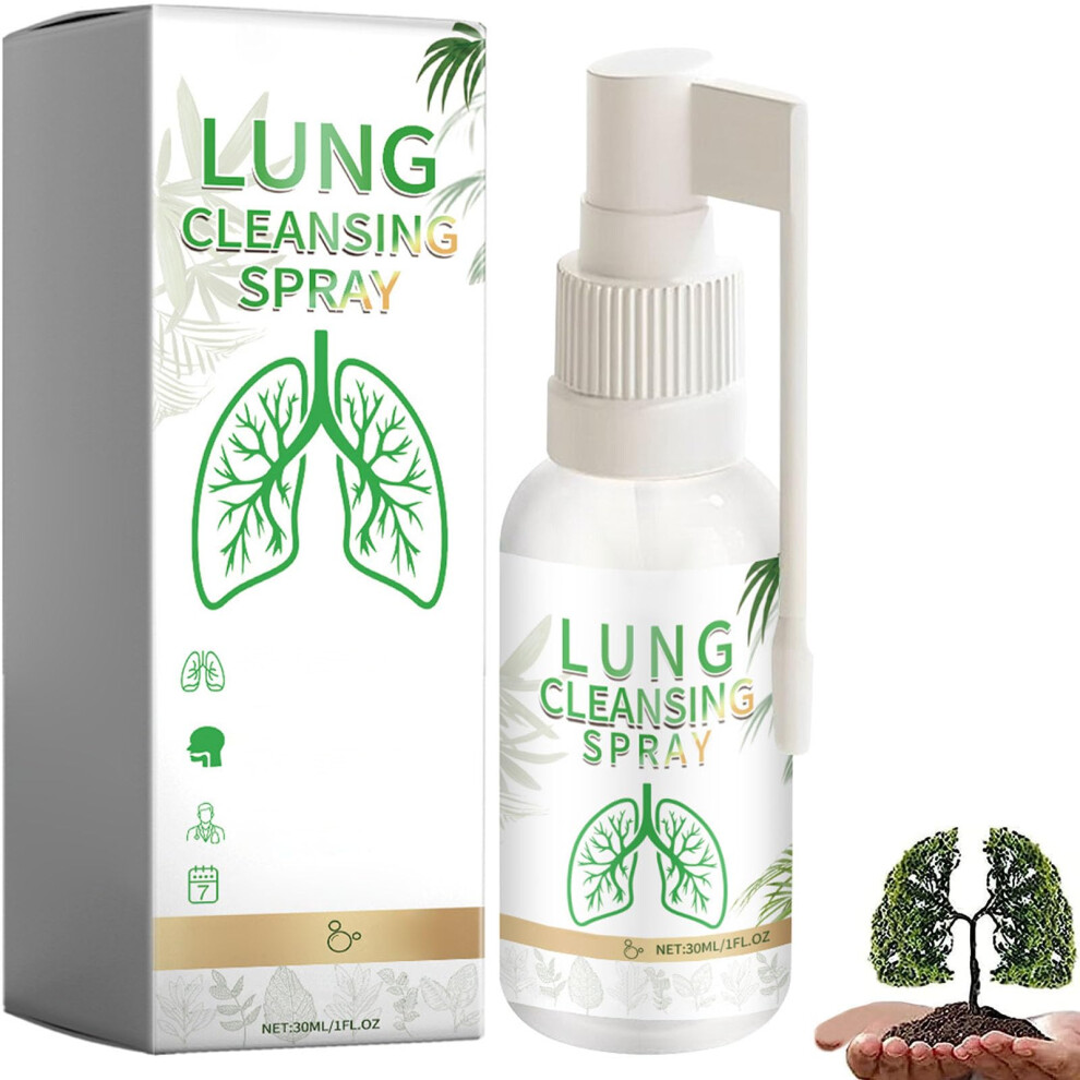 Lung Cleanse Spray 30ml â Herbal Lung Support Mist with Mild Formula for Natural Detox and Fresh Breathing