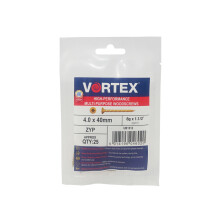 Vortex High-Performance Woodscrews ZYP CE 6.0 x 100mm - Bag of 25 - Box of 125