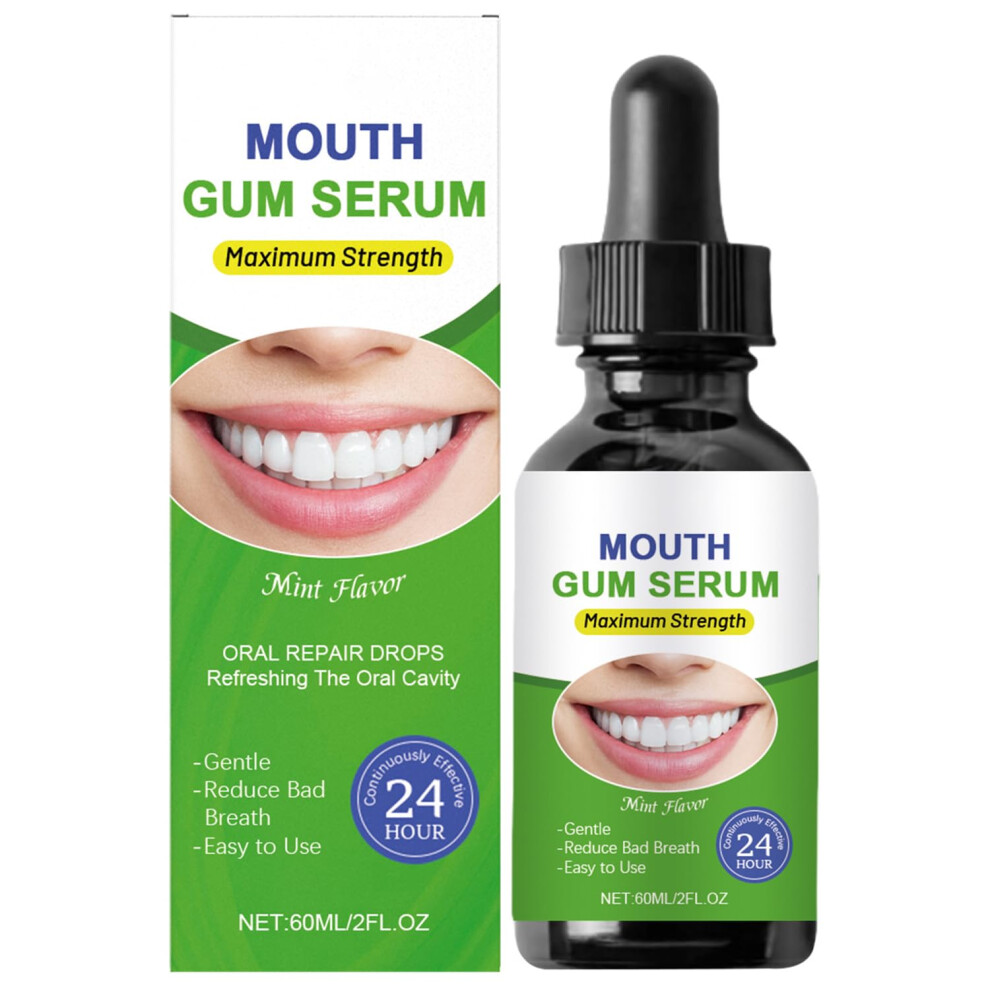 Gum Care Drops 60ml Mint Flavor for Adults â Soothing Gum , Fresh Breath and Dry Mouth Relief