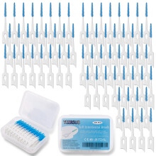 YEERSUO 200 PCS Silicone Interdental Brushes, Dental Toothpicks Brushes Between Teeth, Silicone Dental Floss Stick Disposable for Teeth Cleaning, Too